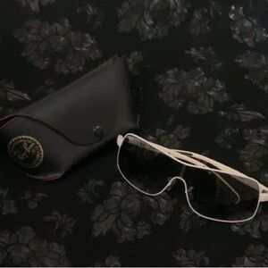Ray-Ban Black and White Sunglasses